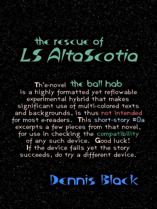 Title details for The Rescue of LS AltaScotia by Dennis Black - Available
